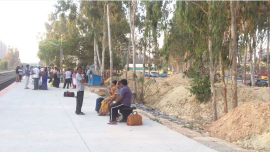 CRLM station is getting a parking lot. its just an assumption.